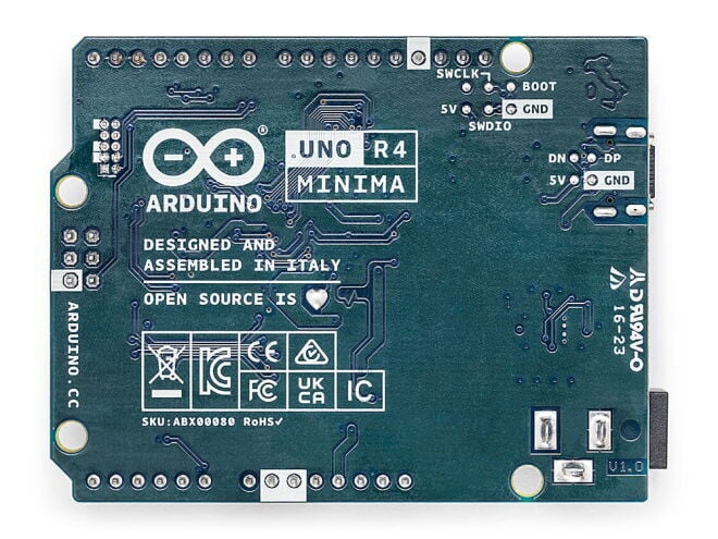 Orijinal Arduino® UNO R4 Minima